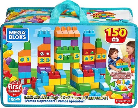 MEGA BLOKS 150 Toddlers Blocks Learning Toy .